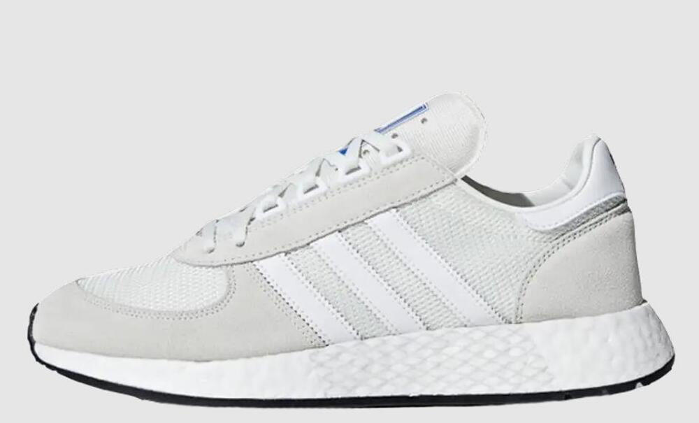 ADIDAS Men's Marathon Tech Running White Shoes Size 8.5
